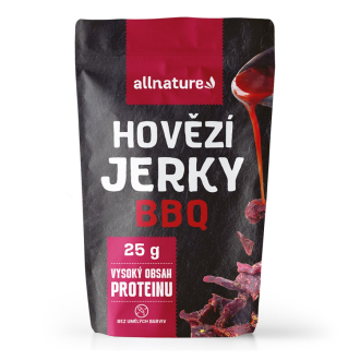 Kompletní sortiment - Allnature BEEF BBQ Jerky 25 g