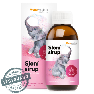 Vitamíny a minerály - MycoMedica Sloní sirup 200 ml