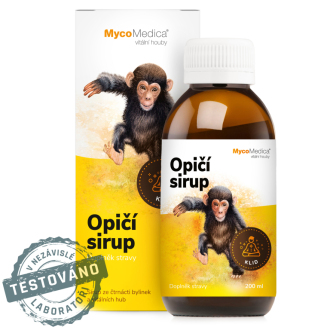 Vitamíny a minerály - MycoMedica Opičí sirup 200 ml